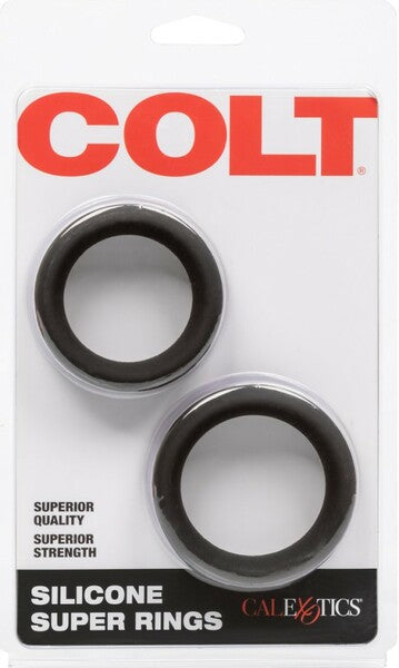 Colt Silicone Super Rings – Durable Stretchy Erection Enhancers Set of Two Rings