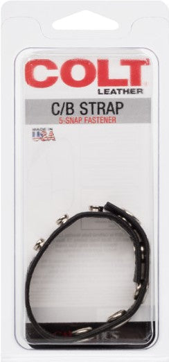 Colt Adjustable 5 Snap Leather Strap – Leather Strap