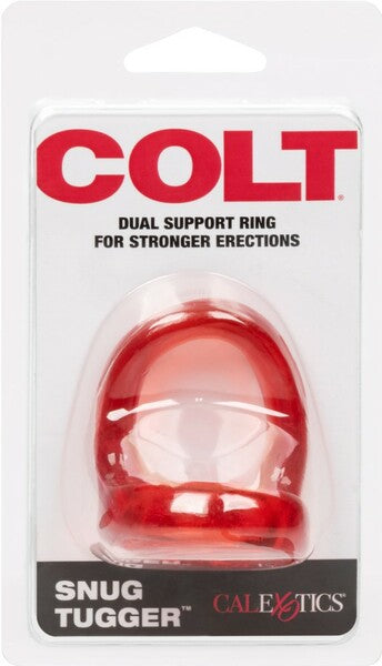Colt Snug Tugger – Super Stretchy Double Cock Ring with Scrotum Support