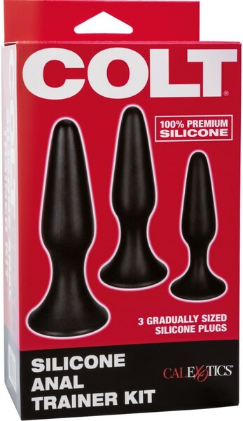 Colt Anal Trainer Kit – Silicone Graduated Anal Plug Set for Beginners