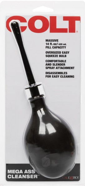 Colt Mega Ass Cleanser – Enema Kit with EZ Squeeze Bulb and Detachable Applicator