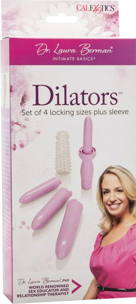 Dr. Laura Berman Intimate Basics Dilator Set – Body Safe ABS Vibrating Massager Dilator Set