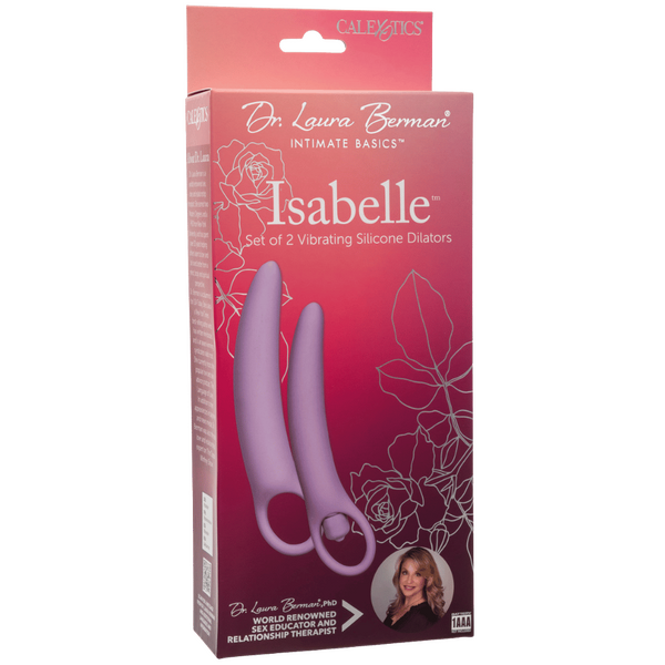 Isabelle Set of 2 Vibrating Silicone Dilators – Ergonomic Vaginal Dilators