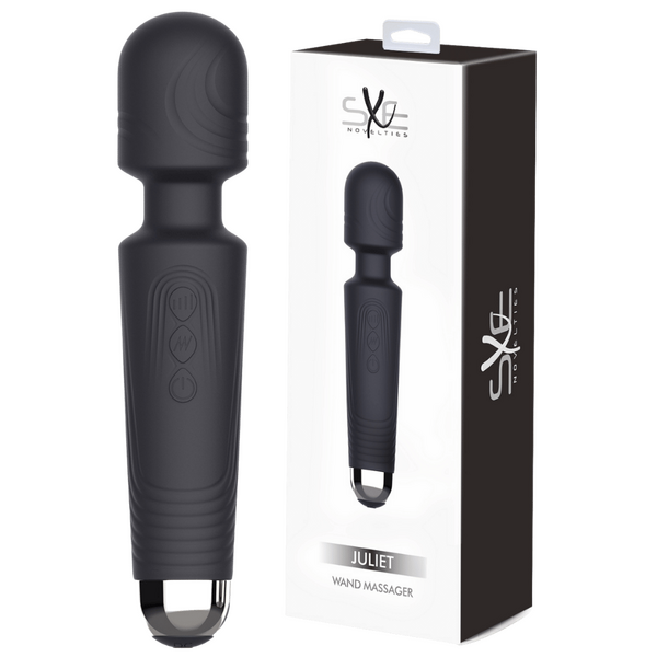 Juliet Rechargeable Power Wand – Waterproof Soft Silicone USB Charging Vibrator