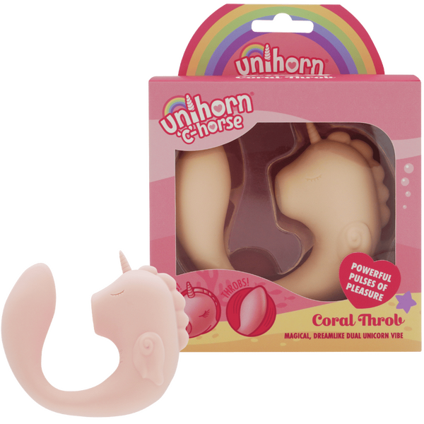 Ocean Peak Unihorn C-Horse – Soft Silicone Tail Oscillating Tongue Vibrator