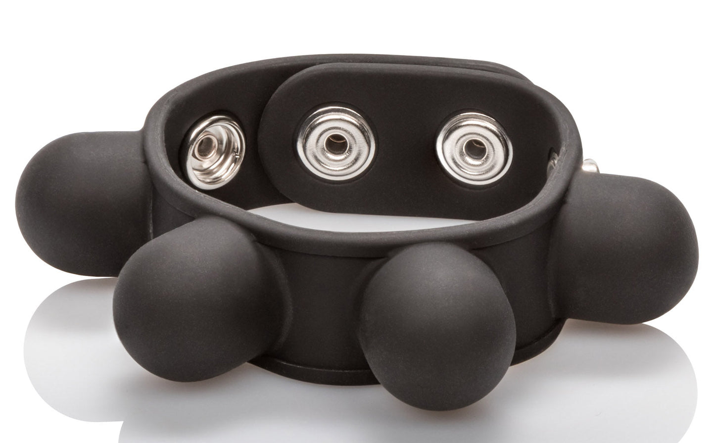 Weighted Ball Stretcher Cock Ring – Silicone Adjustable Ball Stretcher