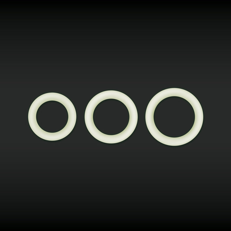 Firefly Halo (Glow in the Dark Clear) – Small 50mm Silicone Cock Ring