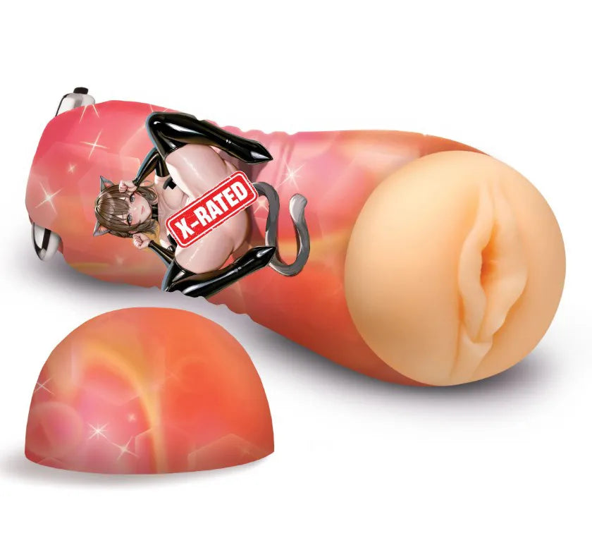 Mochi The Cat Girl – Vibrating Pussy Stroker with Textured Tunnel