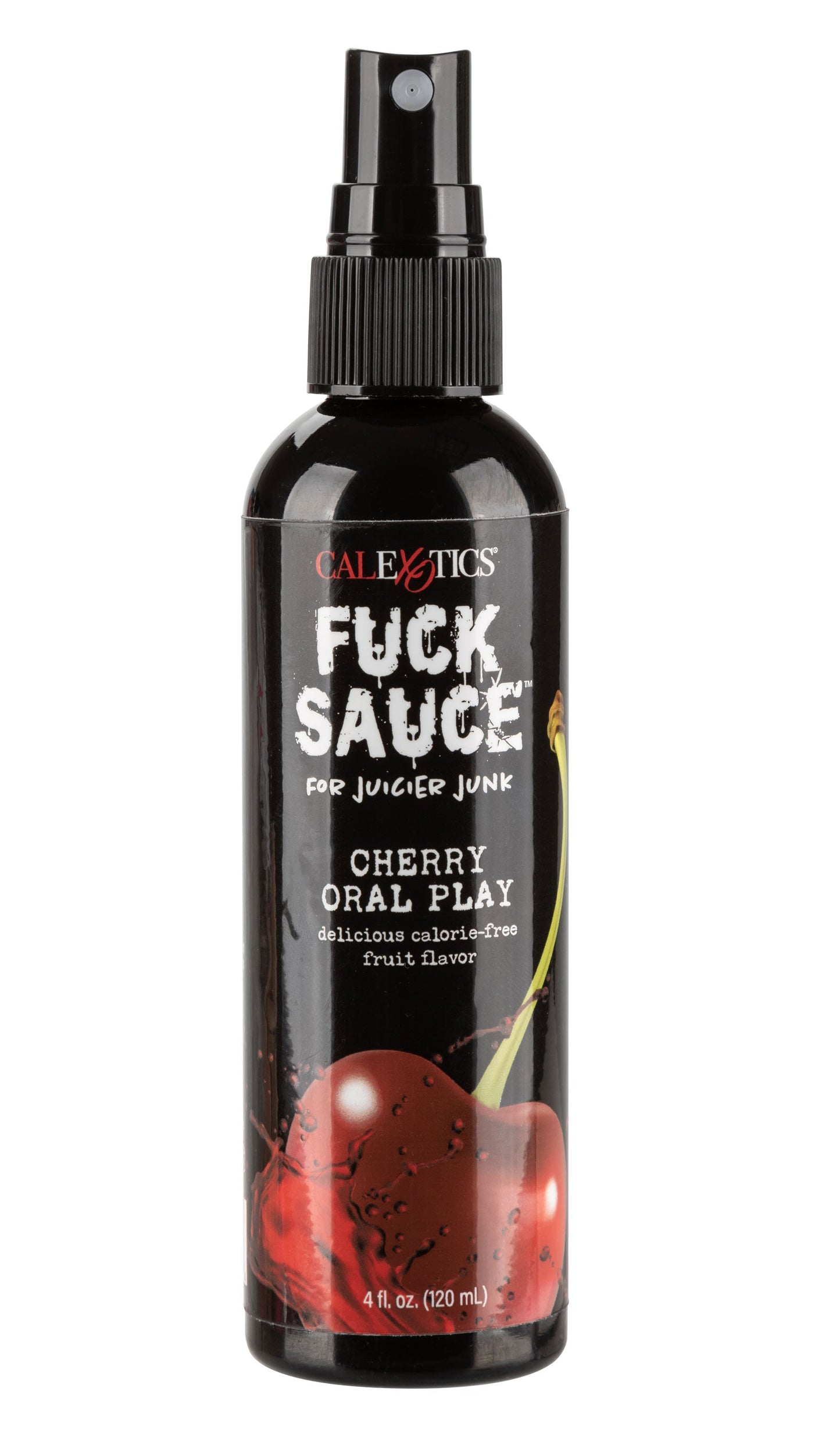 Fuck Sauce Cherry Oral Play Water-Based Edible Spray 4 fl oz