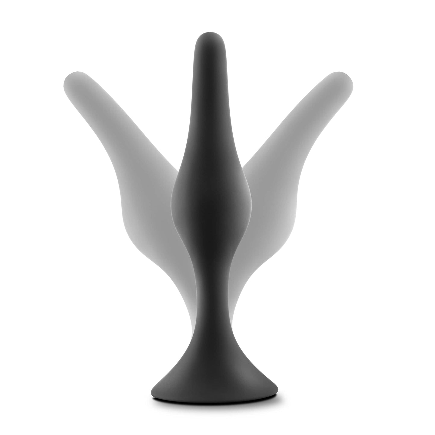 Luxe Beginner Plug Kit (Black) – Three Graduated Sizes Anal Plug Set