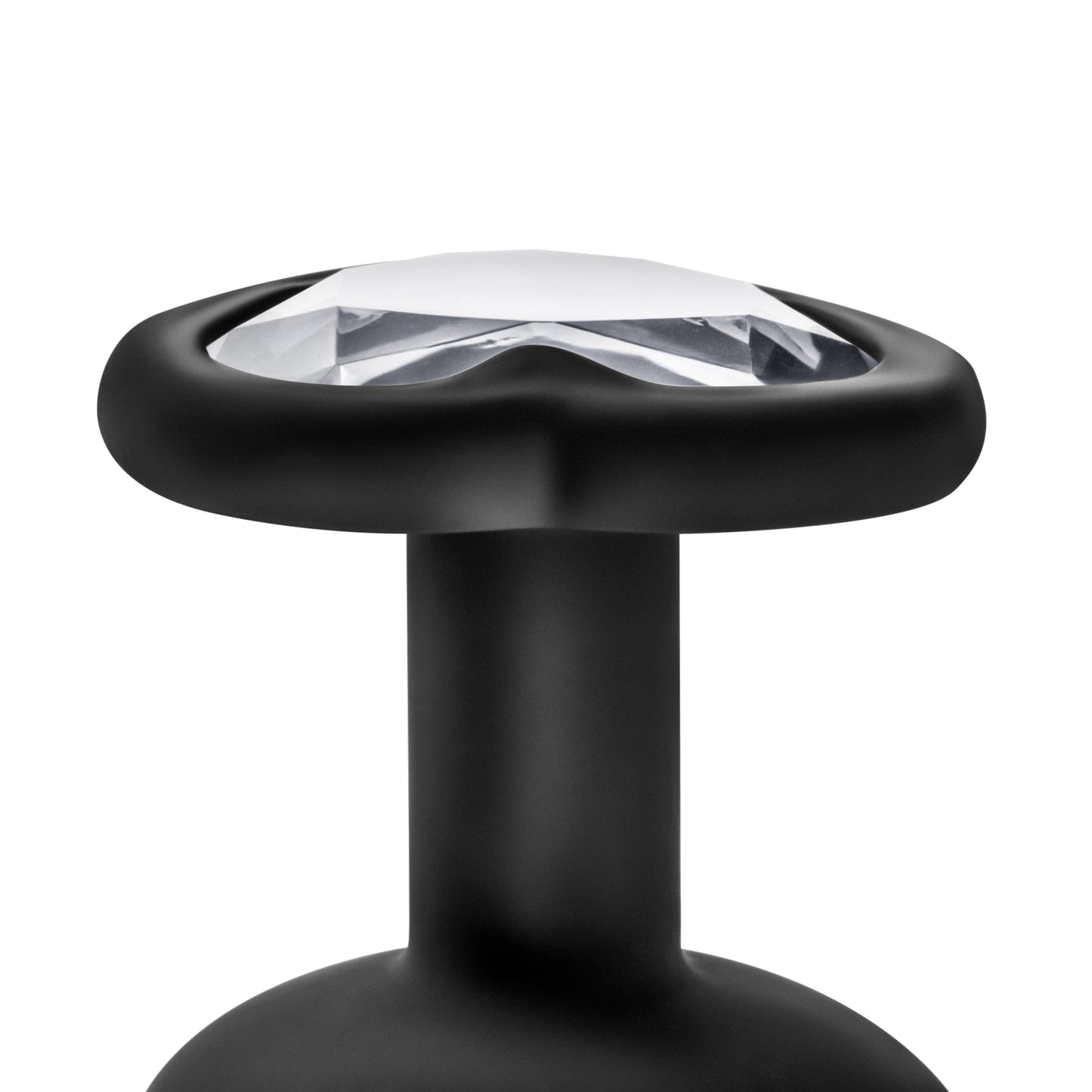 Luxe Bling Plugs Training Kit Black With Clear Gems - 3 Sizes