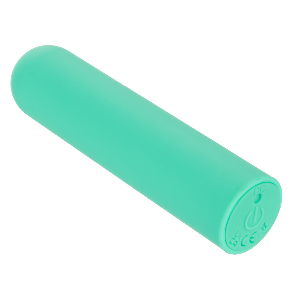 Turbo Buzz Rounded Bullet (Green) – Compact 10-Function Vibrator