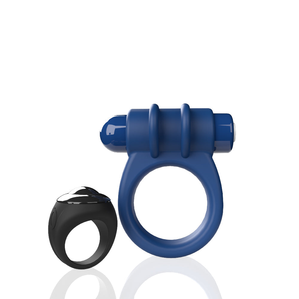 Remote Control Switch Vibe (Blue) – Rechargeable Waterproof Vibrating Cock Ring