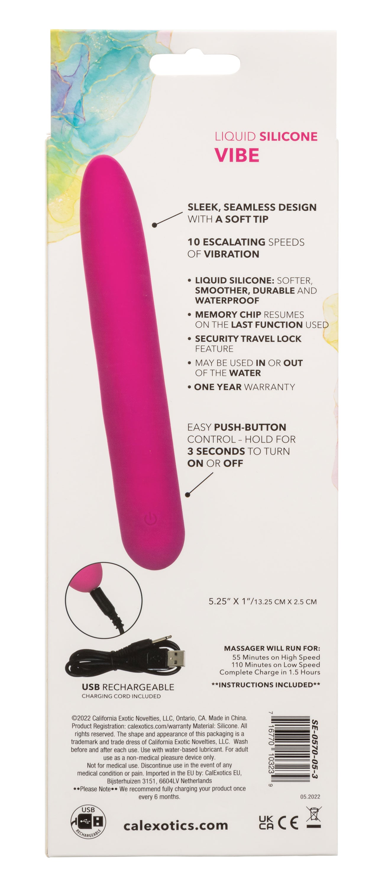 Bliss Liquid Silicone Vibe Pink 10-Speed Vibrator