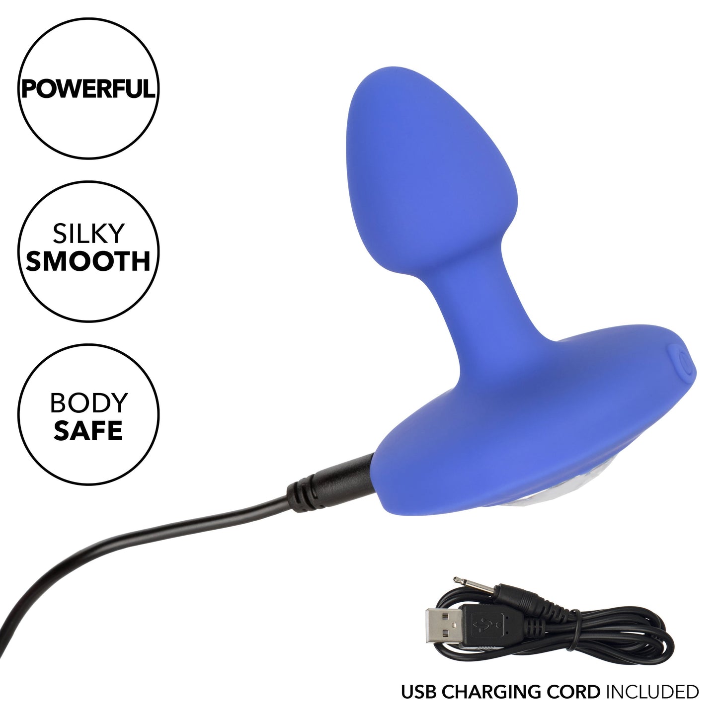 Cheeky Gems Small Rechargeable Vibrating Probe – Flexible Silicone Vibrator