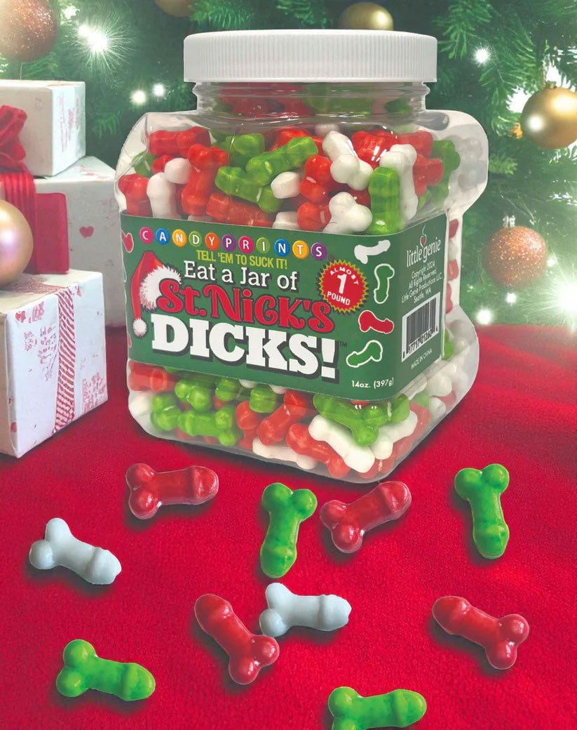 Eat a Jar of St. Nicks Dicks – Novelty Edible Candy Jar