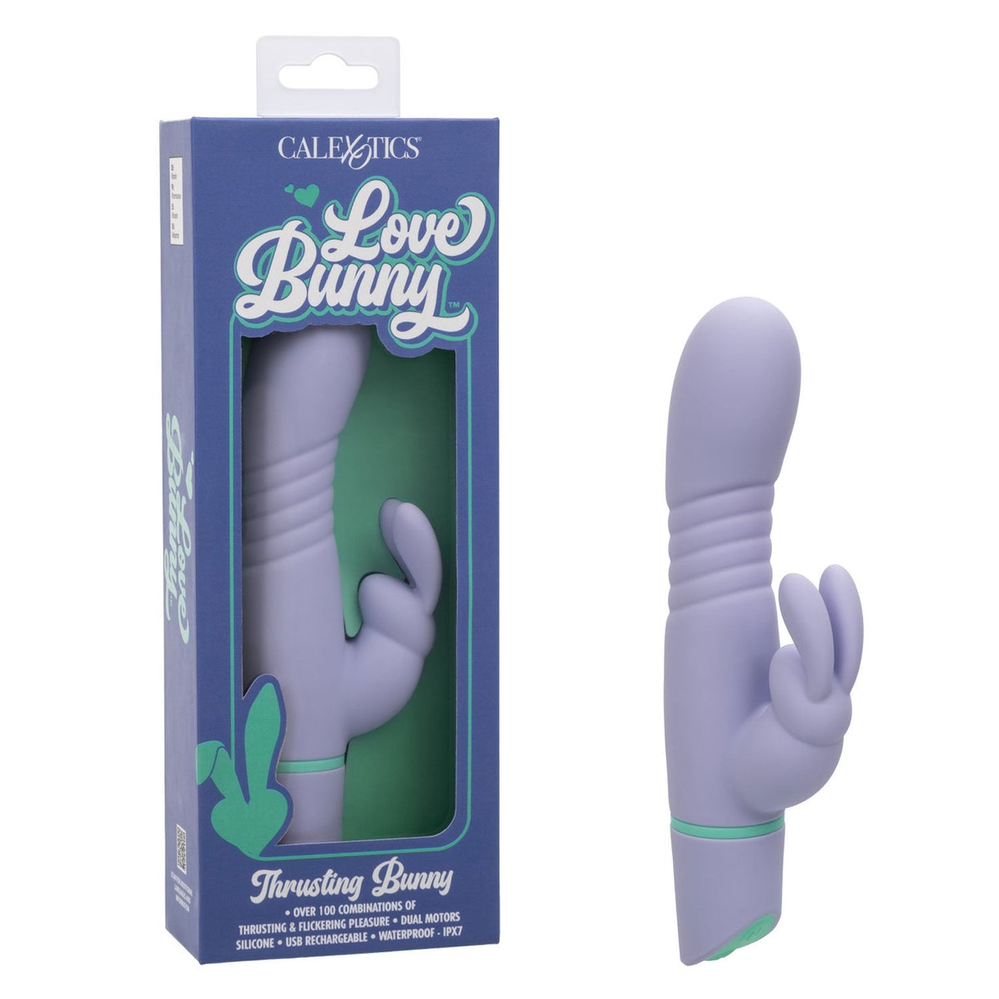 Love Bunny Thrusting Bunny (Purple) – Dual Stimulator Vibrator