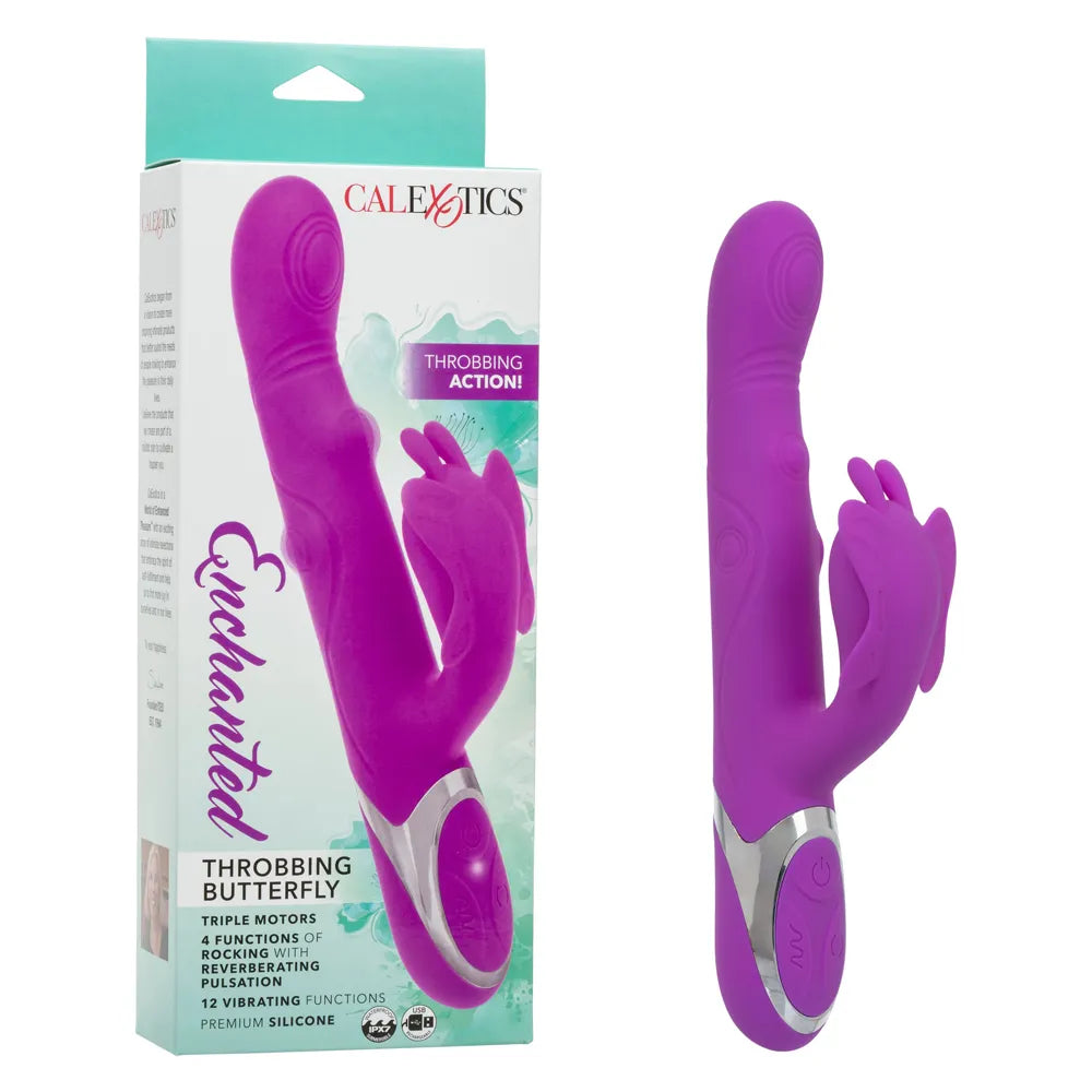 Enchanted Throbbing Butterfly (Purple) – Triple-Motor Vibrator