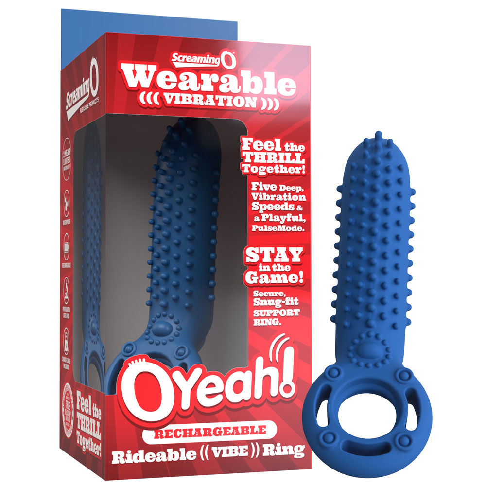 Oyeah Rechargeable Silicone Rideable Vibe Ring – Premium Silicone Vibrating Ring