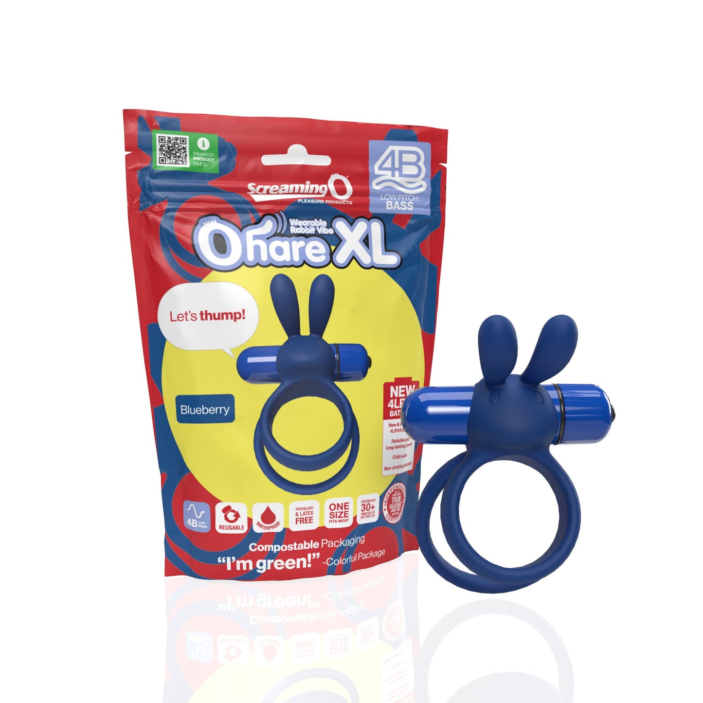 Screaming O 4B Ohare XL Blueberry – Powerful Deep Bass Vibrations