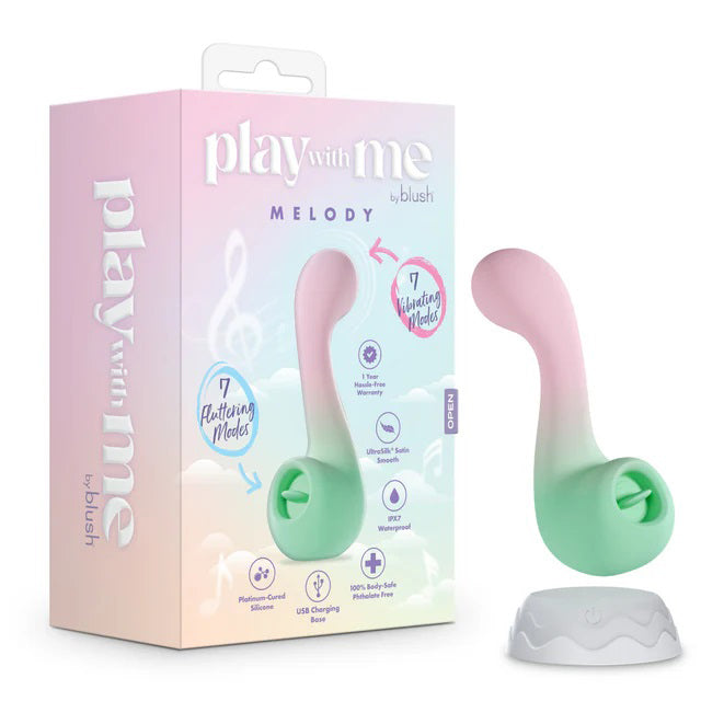 Melody Dual-Ended Vibrator for Clitoral and Tongue Stimulation