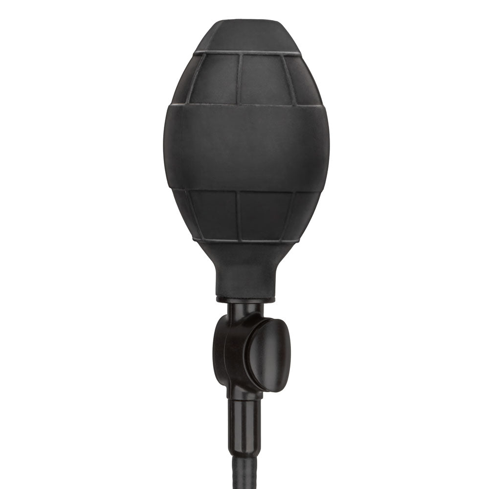CalExotics Medium Silicone Inflatable Plug – Inflatable Anal Plug with Detachable Hose