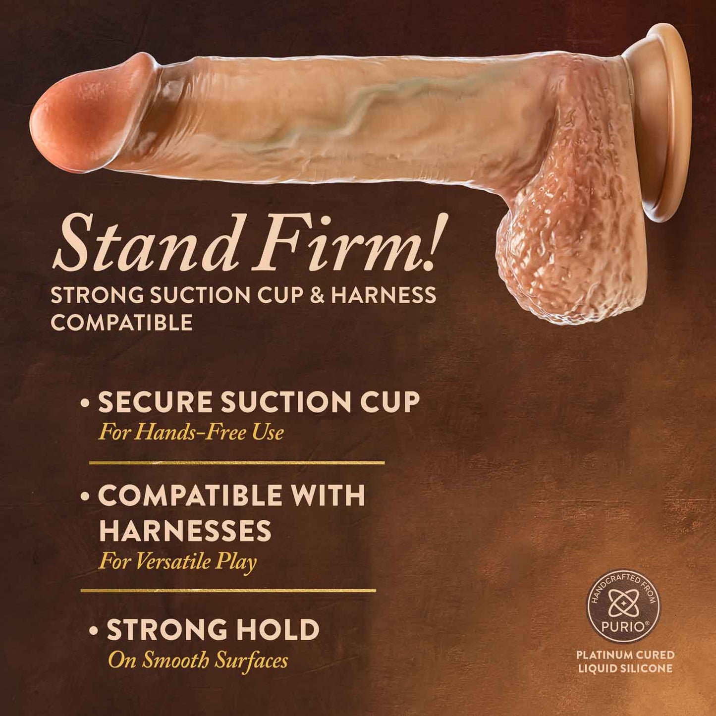 Renaissance Raphael – 9.5 Inch Realistic Sliding Foreskin Dildo
