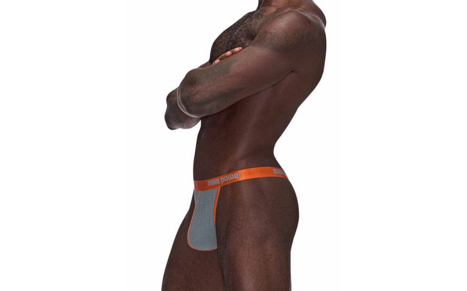 Male Power Casanova Uplift Micro Thong in Grey for Men