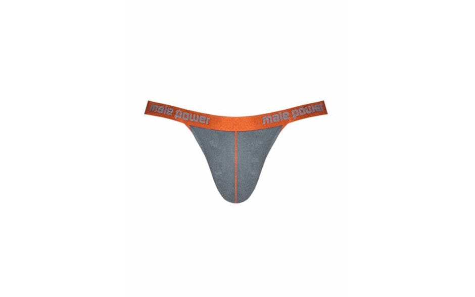 Male Power Casanova Uplift Micro Thong in Grey for Men
