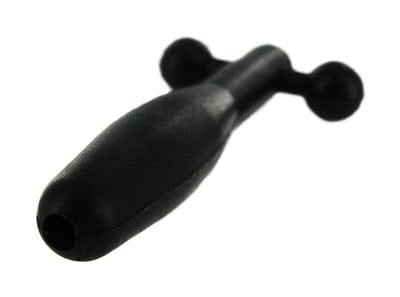 Silicone Cum Thru Barbell Penis Plug for Urethral Play