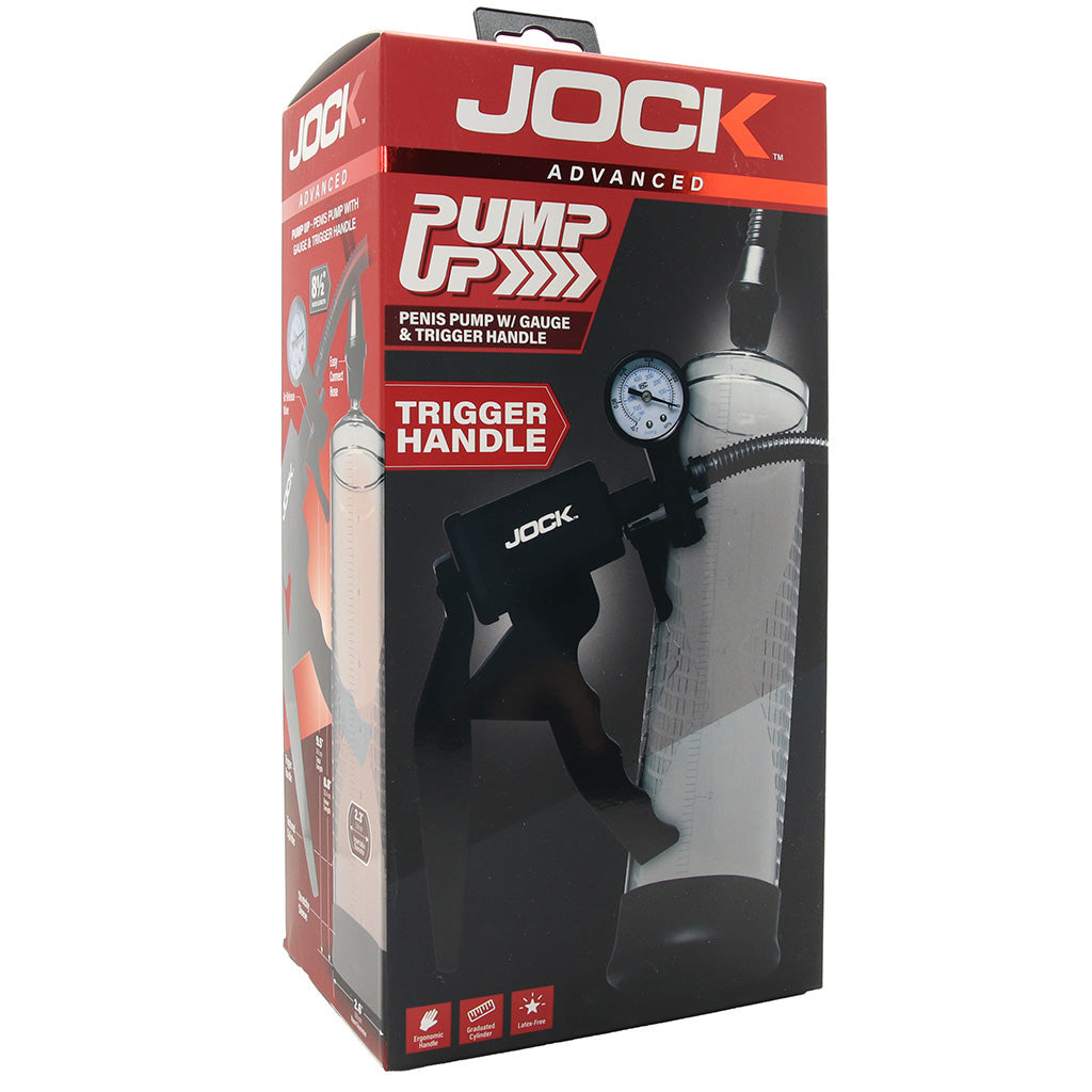 Jock Pump Up Pressure Gauge Trigger Penis Pump Male Enhancement > Penis Pumps