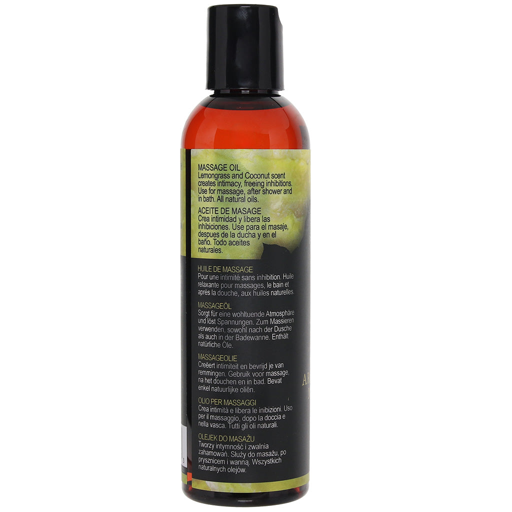Relax Massage Oil 4oz/120ml in Lemongrass & Coconut Sensual Love > Massage