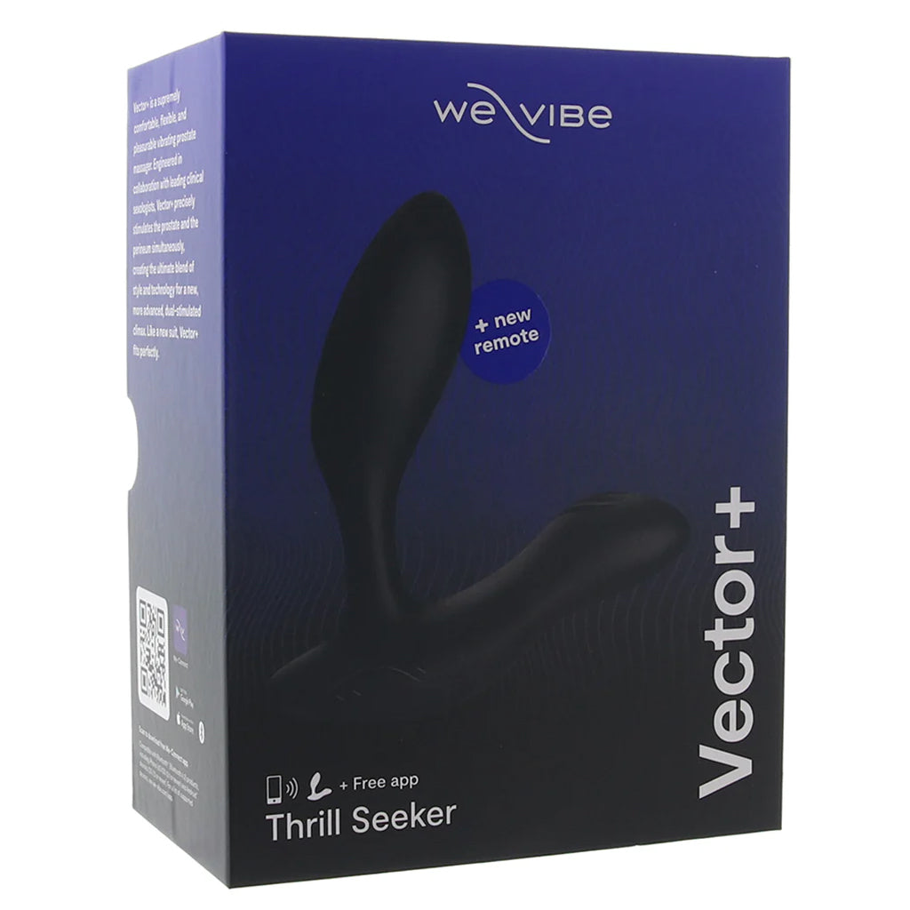 We-Vibe Vector + Prostate Massager in Charcoal Anal Sex Toys > Prostate Massagers