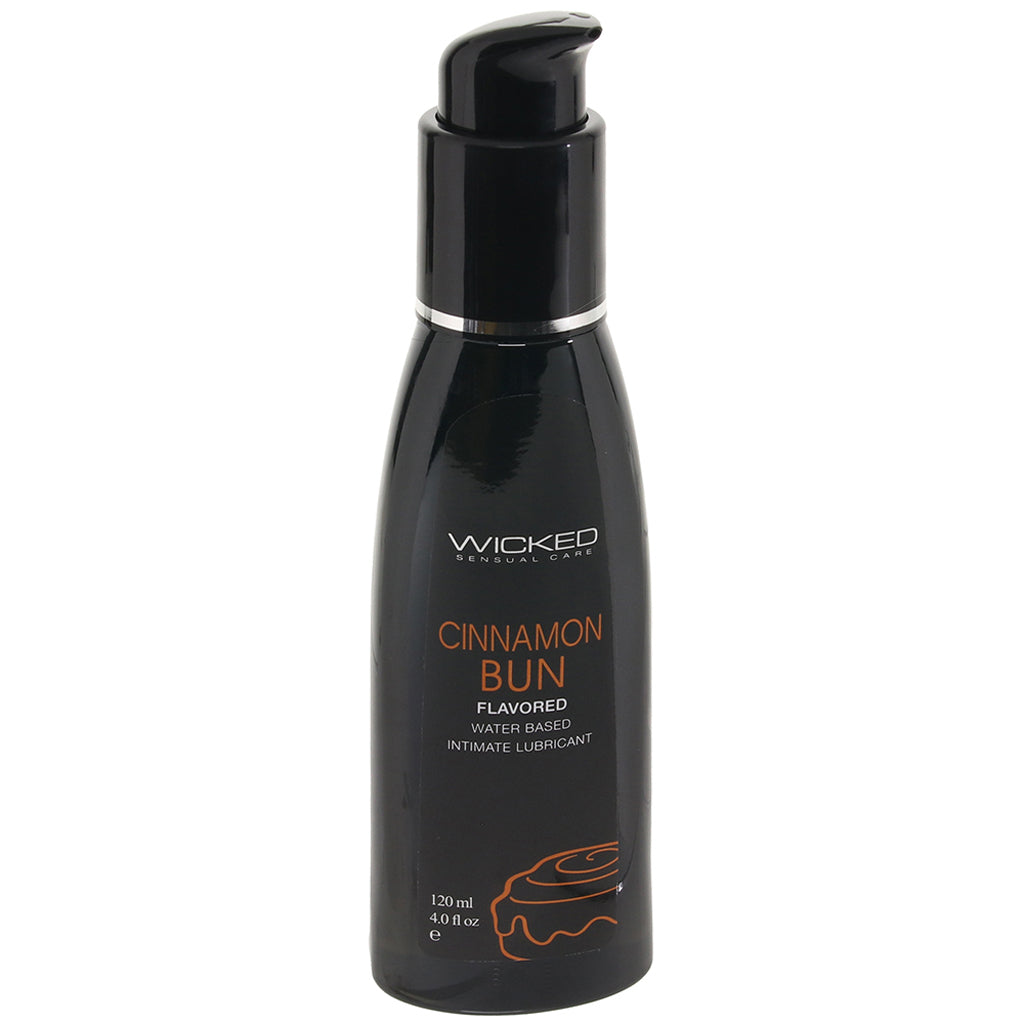 Aqua Flavored Lube 4oz/120ml in Cinnamon Bun Lubes and Lotions > Flavored Sex Lubes