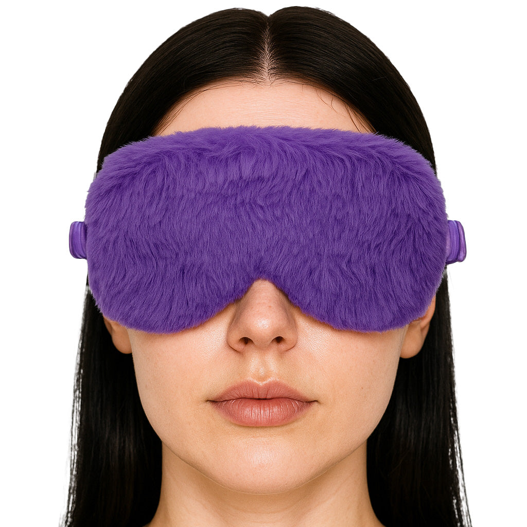 Ouch! Fluffy Blindfold in Purple Bondage and Fetish > Pleasure Masks and Dress Up Play