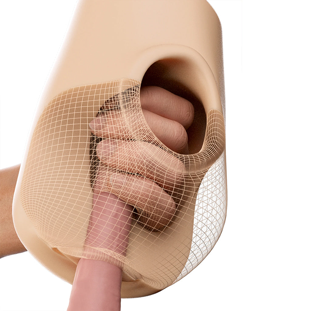 PDX Pussy Pounder Squeeze Stroker in Light Male Masturbators > Pocket Strokers