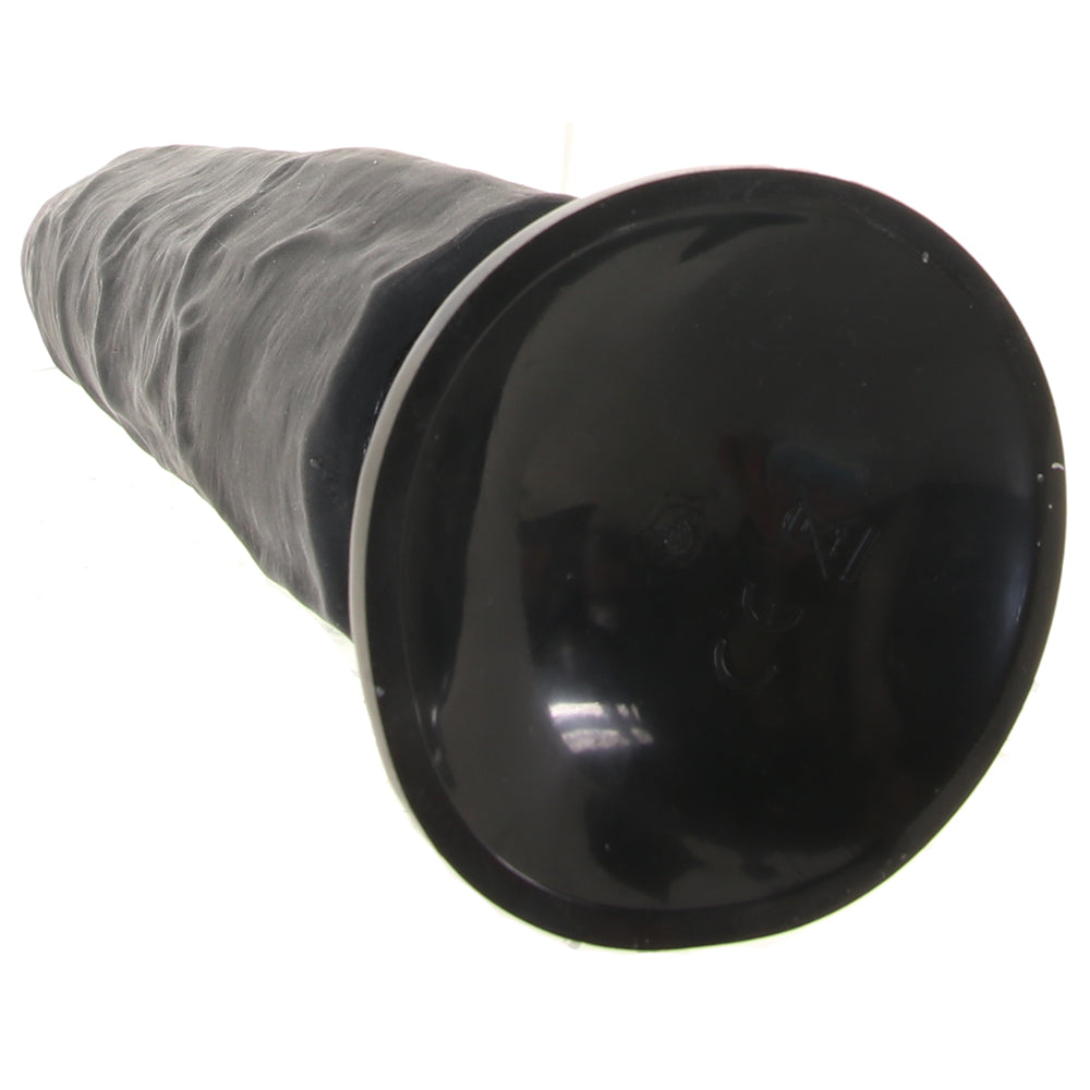 Real Feel Deluxe 7 Inch Vibrating Wall Banger Dildo in Blac Vibrators > Realistic Vibrator Dildos