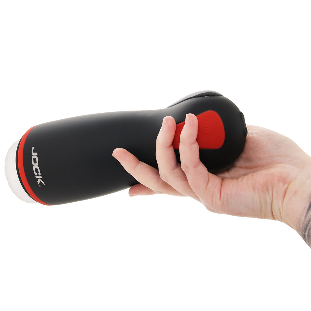 Jock Blaze Vibrating, Sucking & Warming Stroker Male Masturbators > Auto Strokers