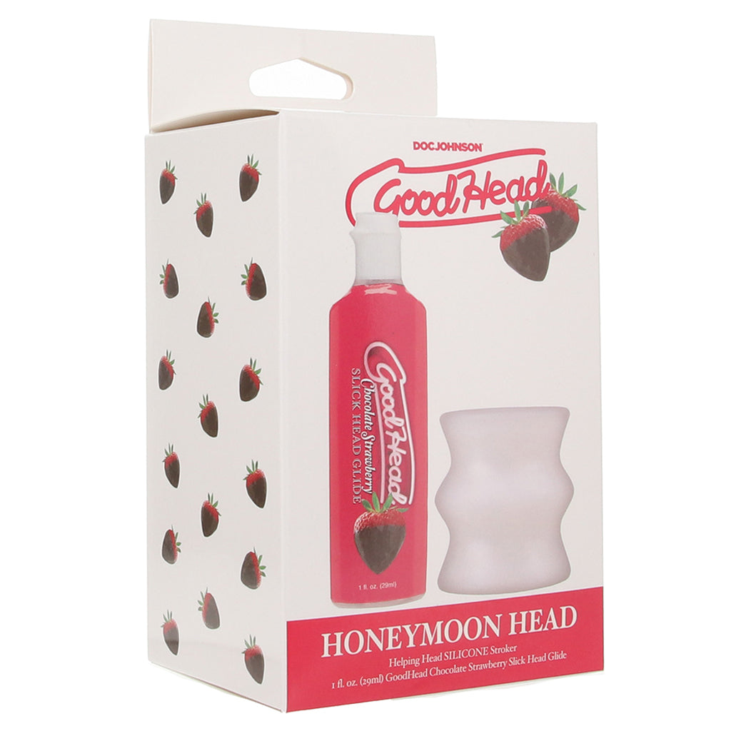 GoodHead Honeymoon Head Kit in Chocolate Strawberry Male Masturbators > Discreet Masturbators