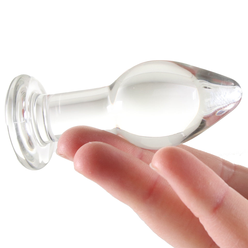 Clarity Utopian Trinity Glass Butt Plug Set