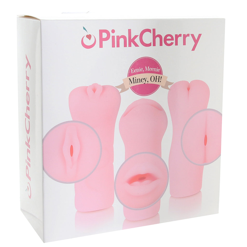 PinkCherry Eenie, Meenie, Miney, OH! Stroker Set Male Masturbators > Pocket Strokers