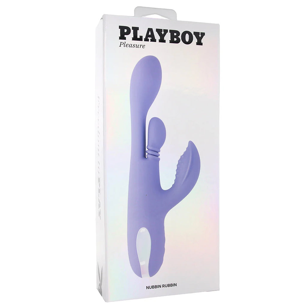 Playboy Nubbin Rubbin Rabbit Vibe Vibrators > Rabbit Vibrators
