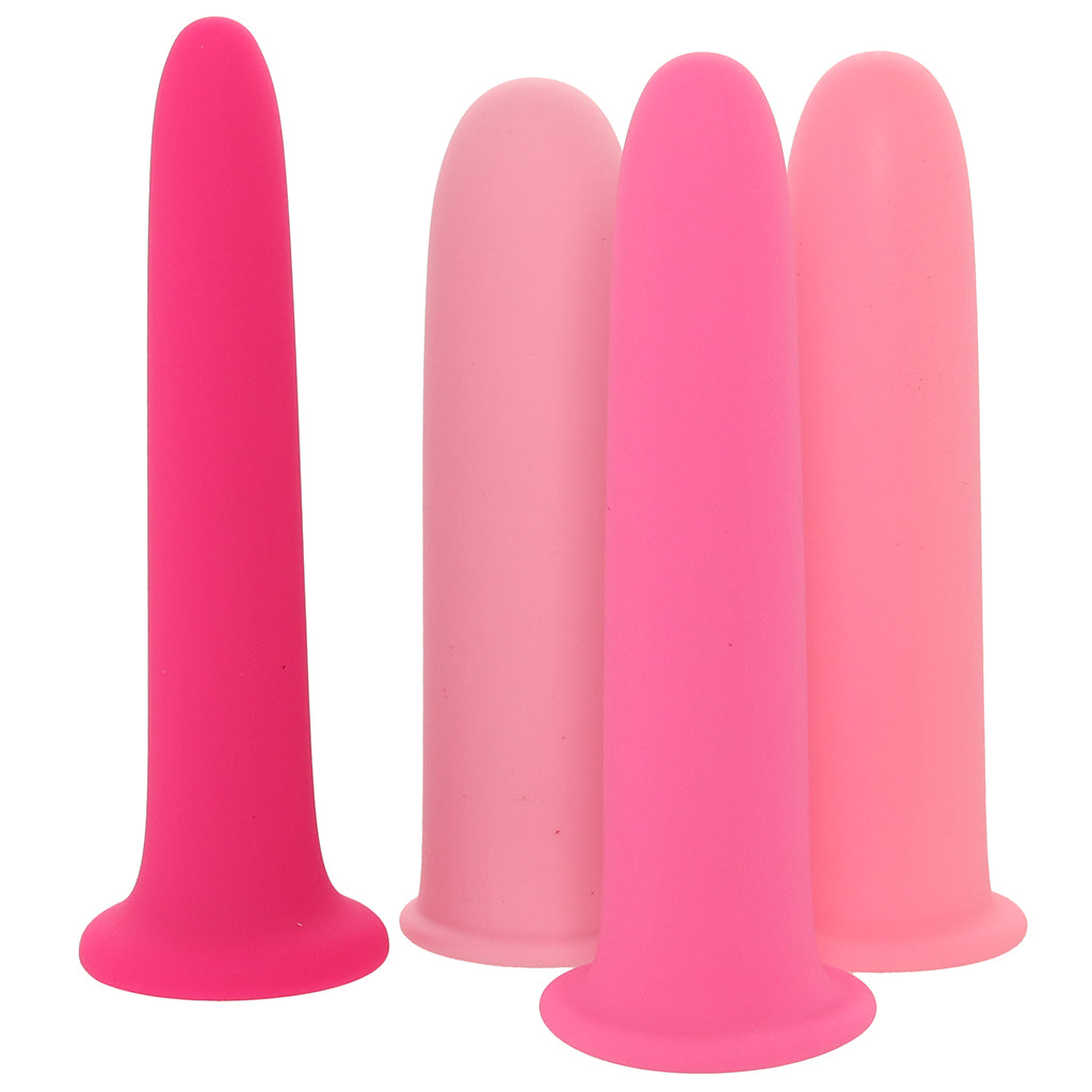 Inya Gliders 4 Piece Stackable Dilator Set Dildo Sex Toys > Silicone Dildos