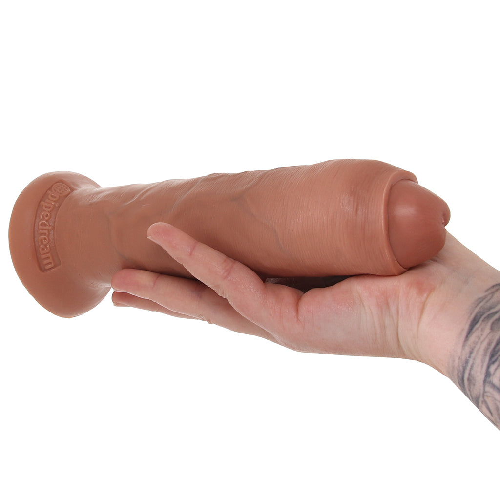King Cock 7 Inch Slide-Skin Uncut Cock in Caramel Dildo Sex Toys > Realistic Dildos