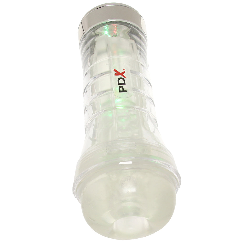 PDX Elite ViewTube XXL LED Stroker Male Masturbators > Self-Contained Strokers