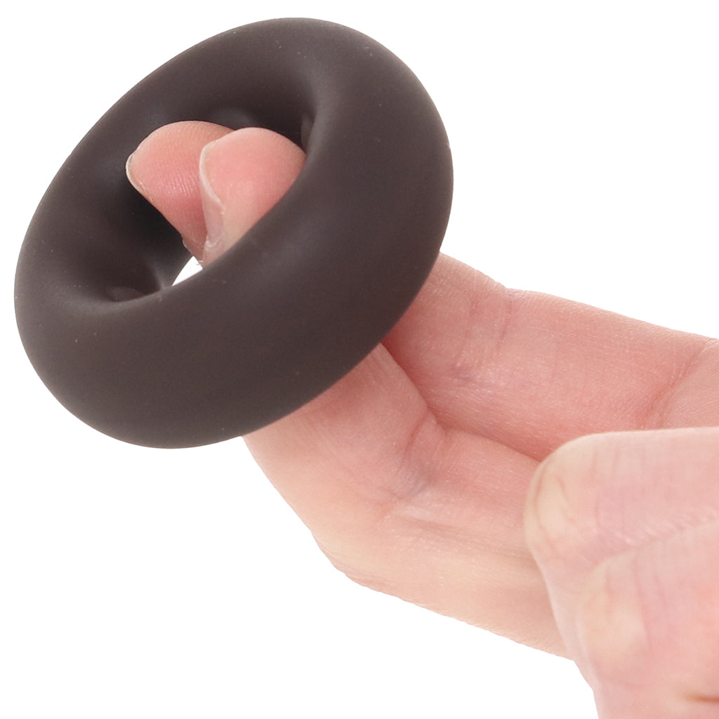 Gunner Liquid Silicone Super Stretch C-Ring in Dark Cock Rings