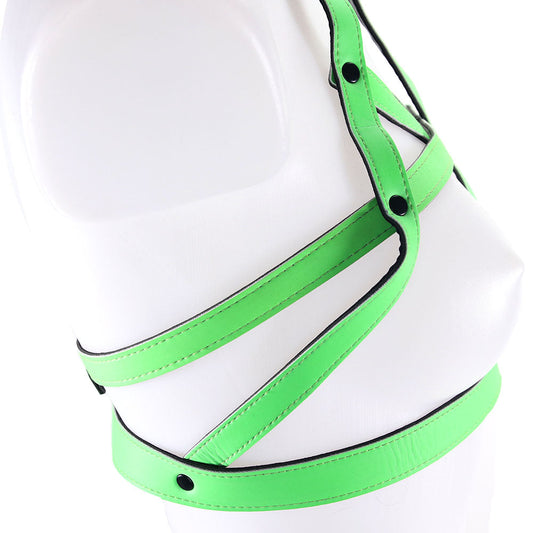 Ouch! Glow In The Dark Bra Harness /XL