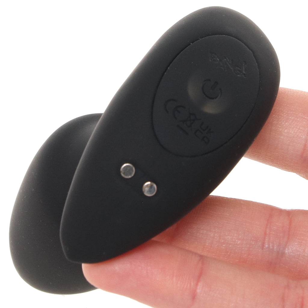 Bang! Thrusting & Vibrating Silicone Butt Plug in Black Anal Sex Toys > Butt Plugs