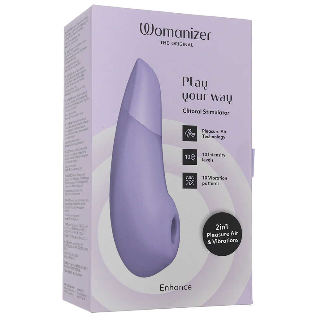 Womanizer Enhance Pleasure Air Vibe in Lilac Vibrators > Clitoral Suction & Stimulation