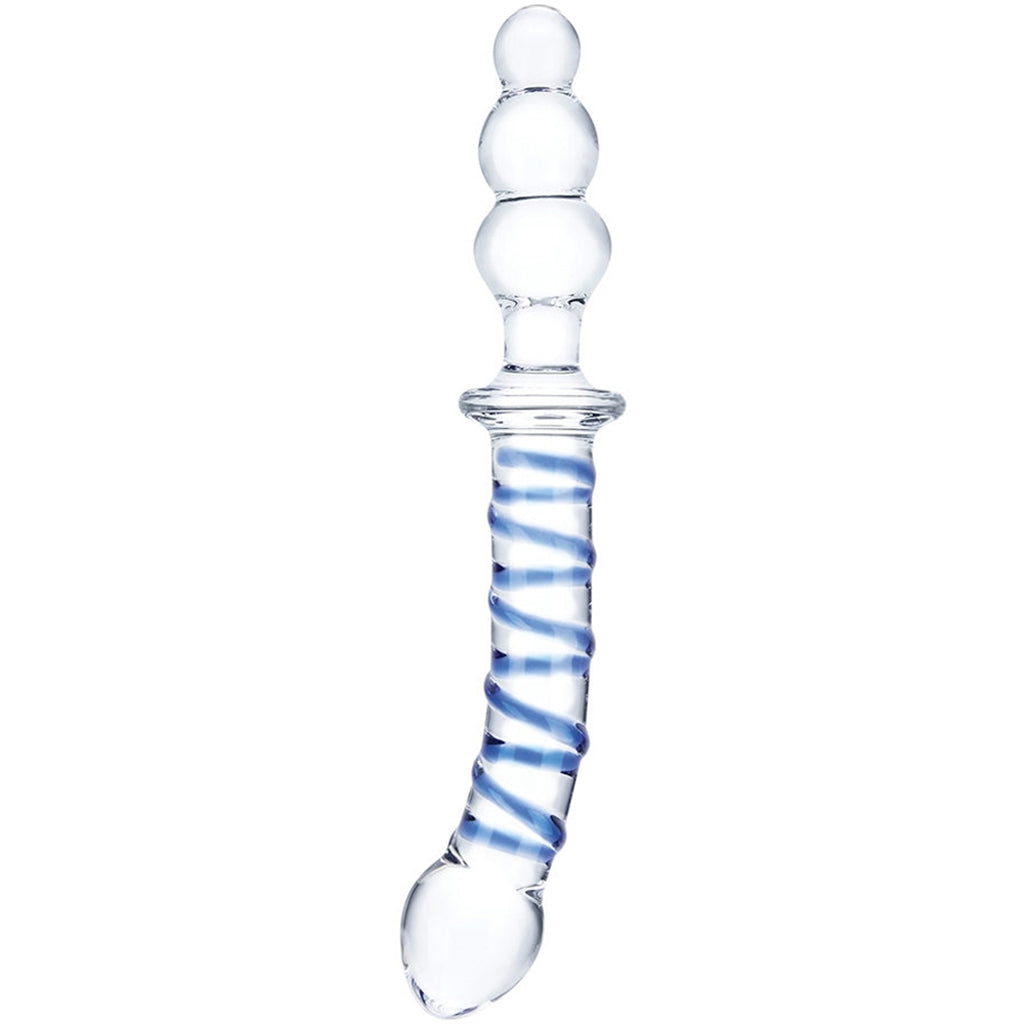 gläs Twister 10 Inch Dual Ended Glass Dildo Dildo Sex Toys > G-Spot Dildos